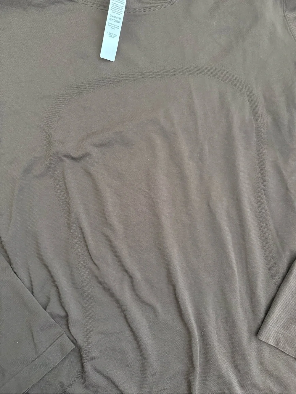 Lululemon Swiftly Relaxed Long-Sleeve Shirt Hip Length Mahogany Muse Size 12